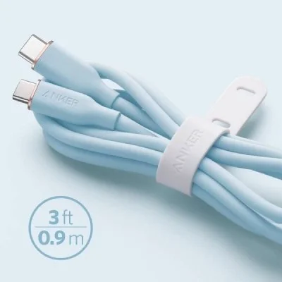 Anker Powerline Iii Flow Usb-C To Usb-C 100W (0.9M/3Ft) -Blue